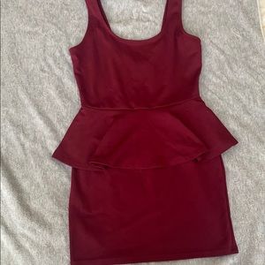 Maroon Dress